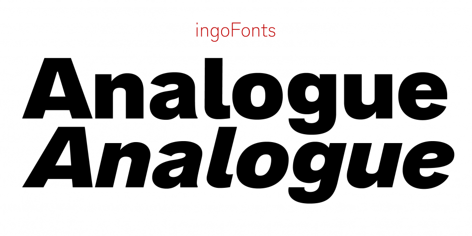 Example font Analogue Pro 86 #1